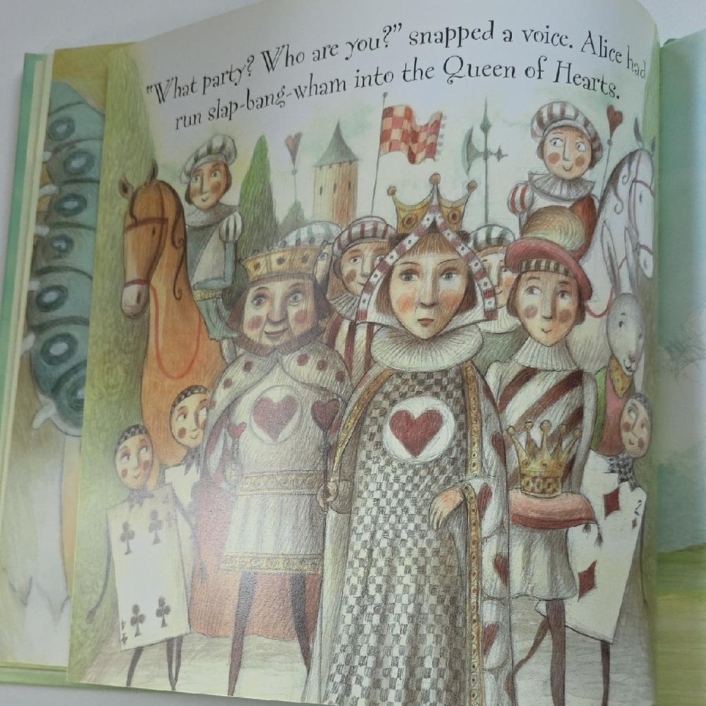 Alice in Wonderland Hardcover Book Illustrated By Mauro Evangelista - Picture 6 of 7